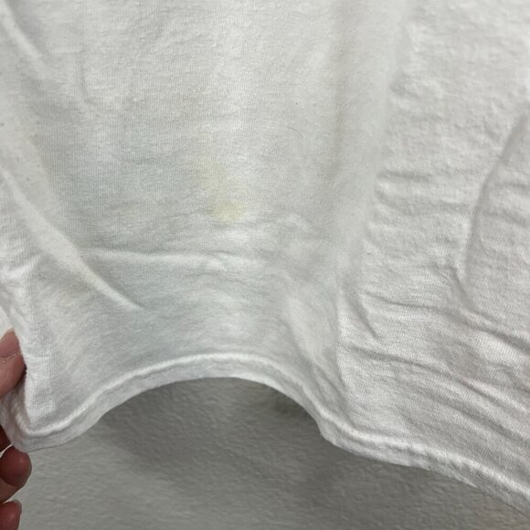 Vintage Y2K New Orleans Tourist T-Shirt Size 2XL White Tee Rainbow Lettering - Picture 6 of 7